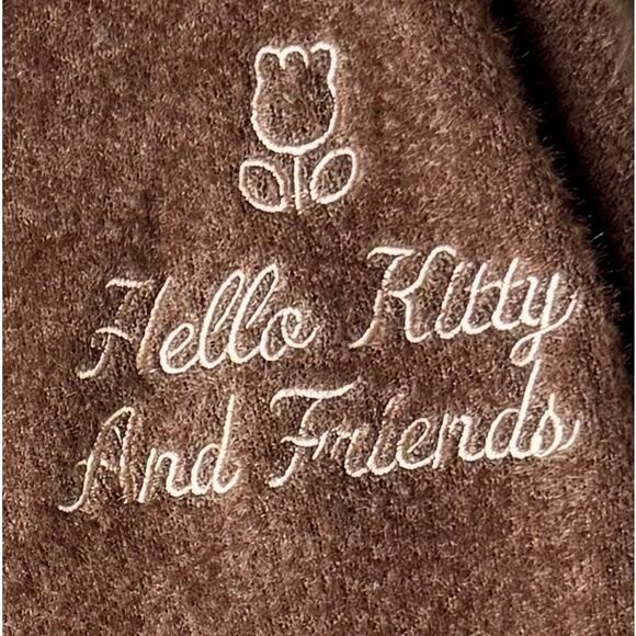 Women's Hello Kitty & Friends Graphic Cardigan - Brown - 1X - Picture 3 of 4